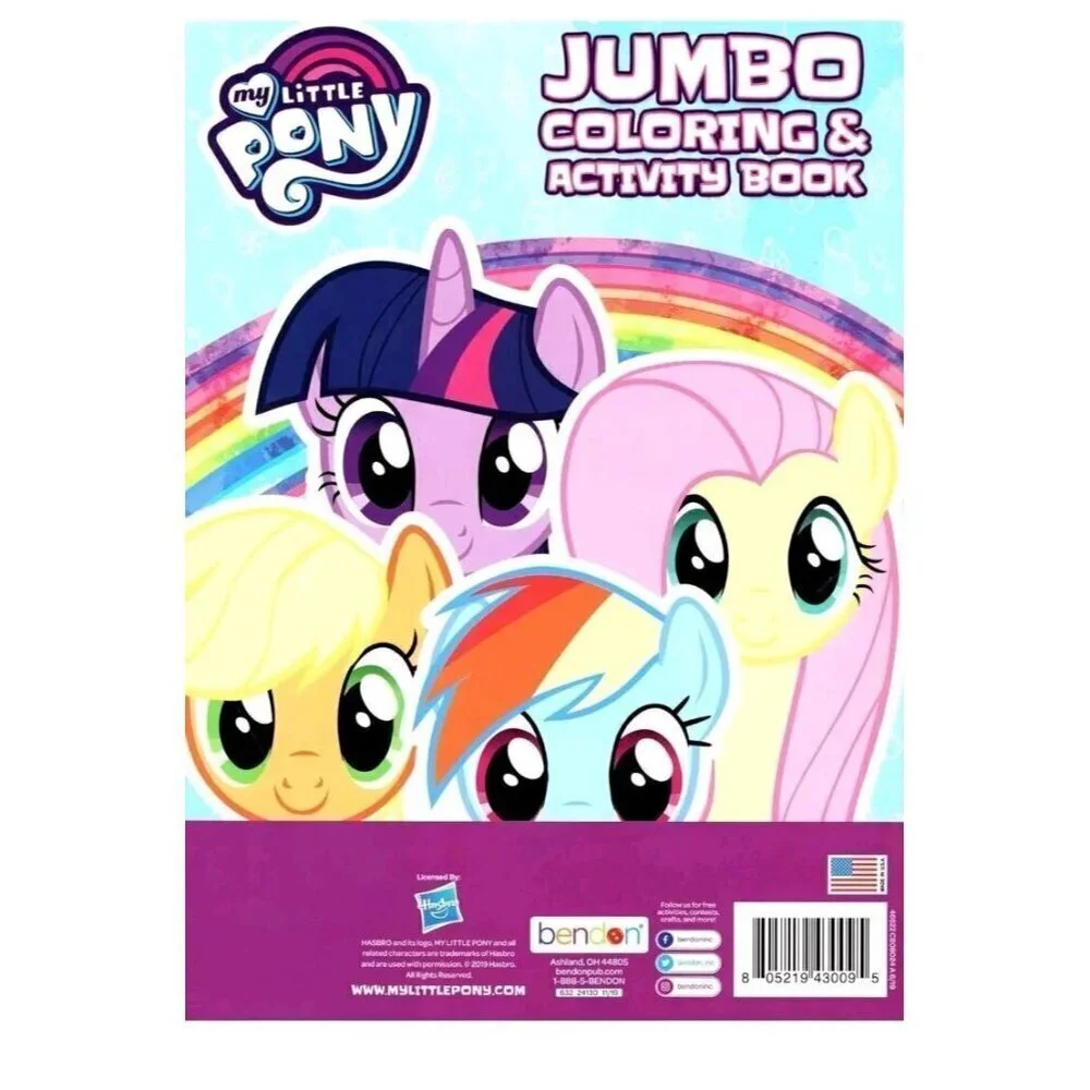 My Little Pony Coloring & Activity Kids Book: 80 Pages